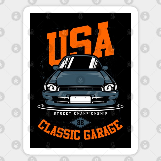 usa pride Sticker by spoilerinc